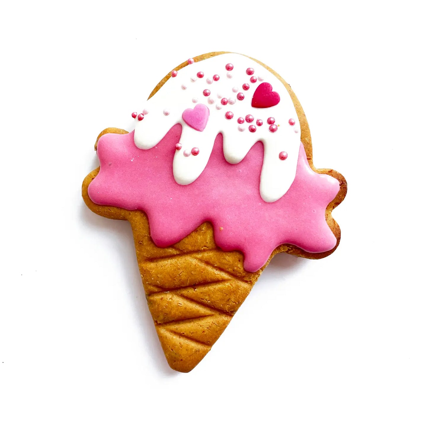 Ice Cream Valentine's Dog Treat