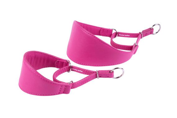 Greyhound Soft Leather Collar