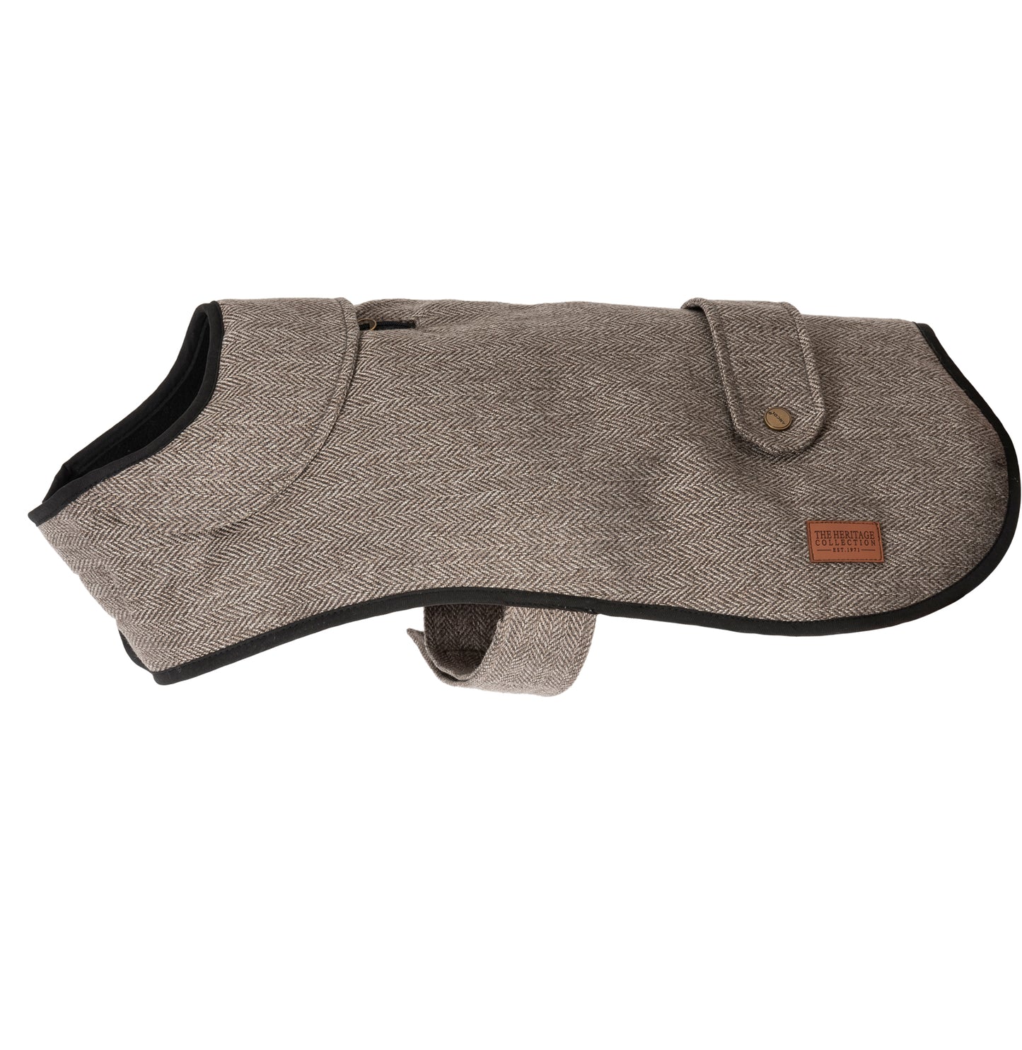 Ancol Heritage Brown Herringbone Coat