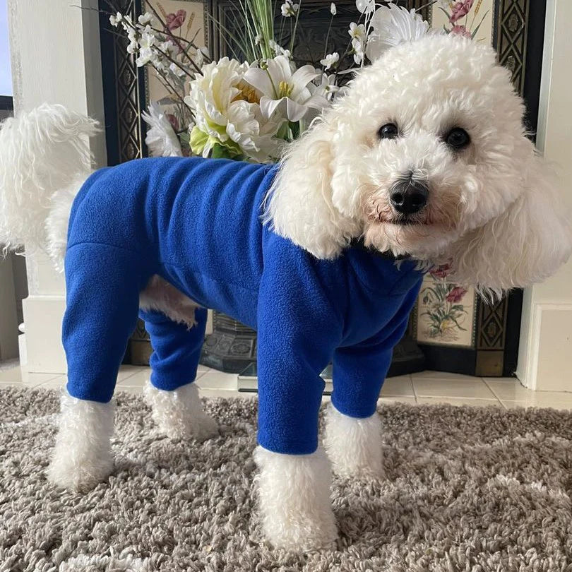 Dog fleece with legs hot sale