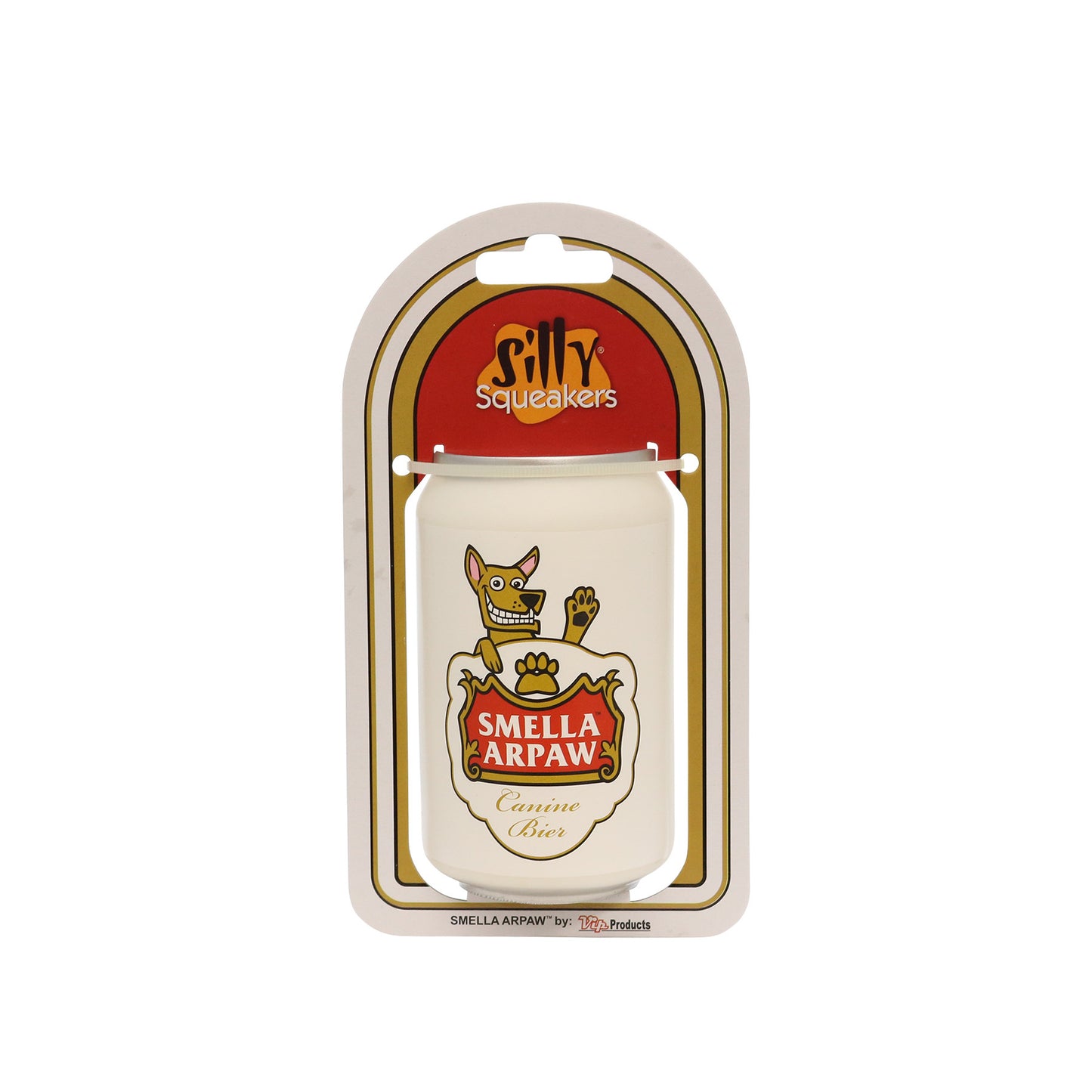 Silly Squeaker Beer Can Smella Arpaw