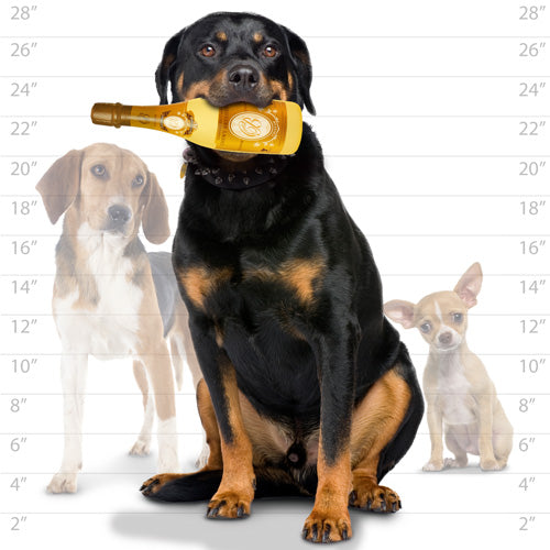 Silly Squeaker Wine Bottle Crispaw