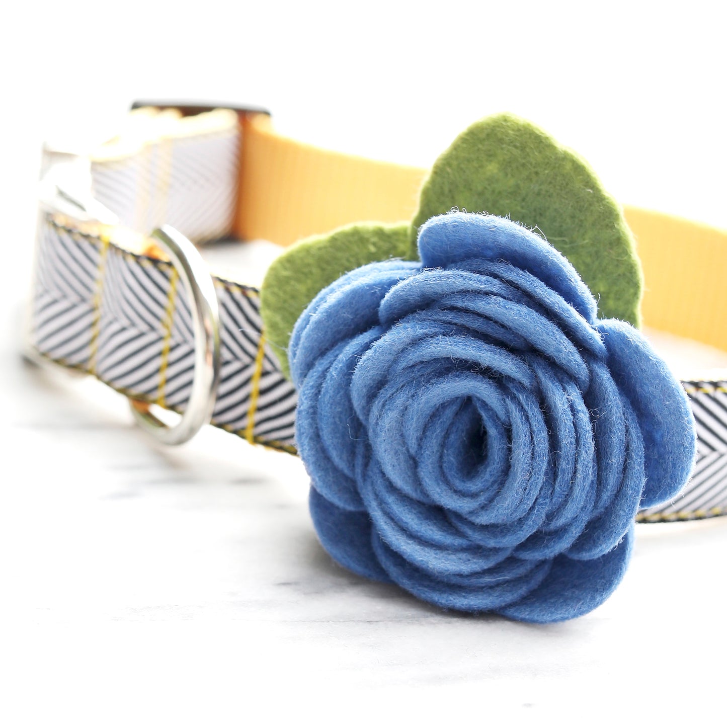 Dog Collar Rose Flower