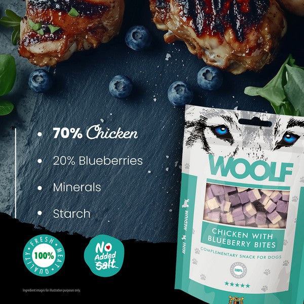 CoA Woolf Chicken with Blueberry Bites