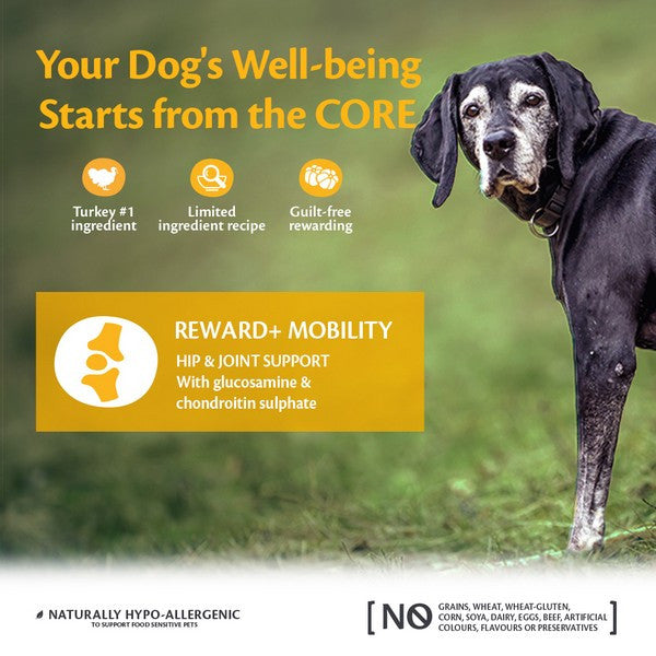 Wellness CORE Dog Treats Adult Reward+ Mobility Turkey