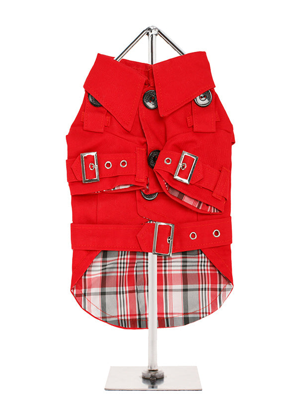 Urban Pup Red Fabric Trench Coat