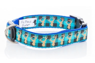 Blue Stag Heritage Dog Collar