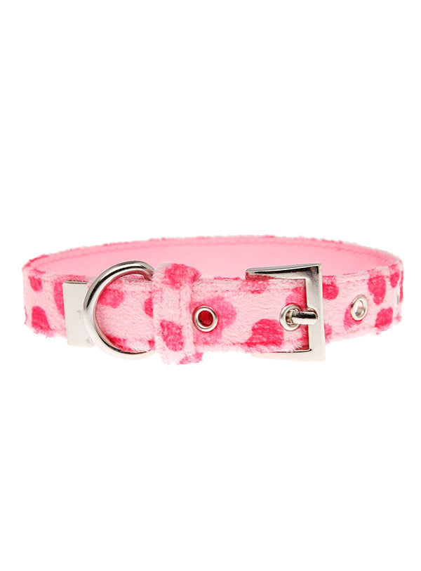 Urban Pup Pink Hearts Fabric Collar