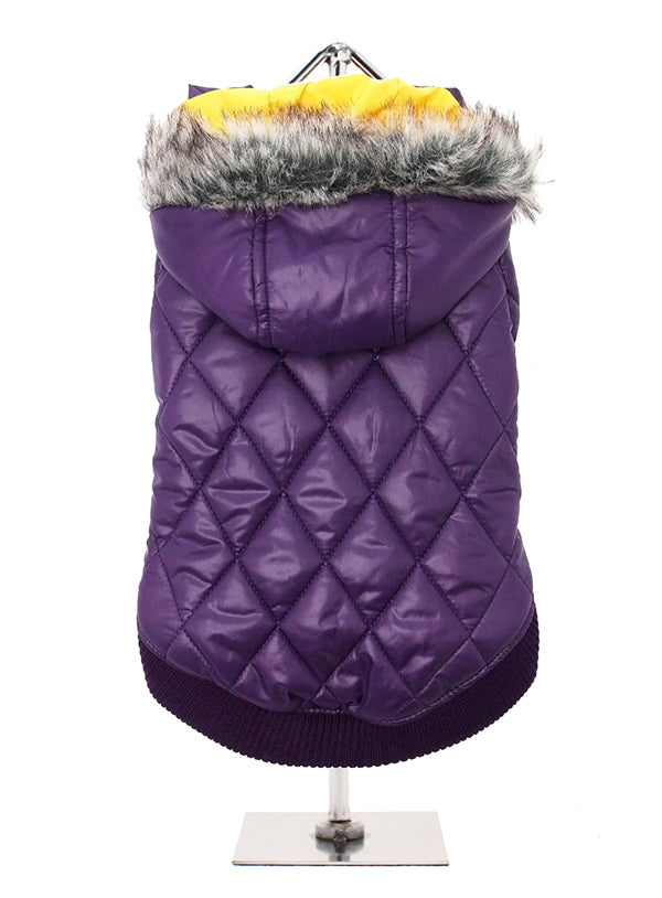 Urban Pup Thermo Purple Quilted Parka