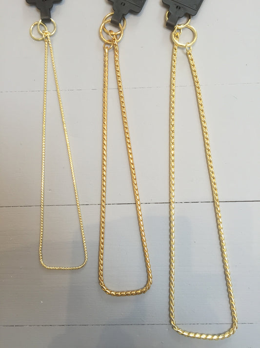 Gold Showing Snake Chain