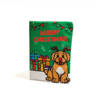 Christmas Card Green Dog