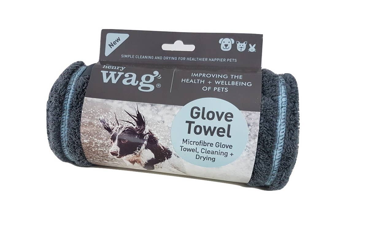 Henry Wag Glove Dog Drying towel 100 X 22CM