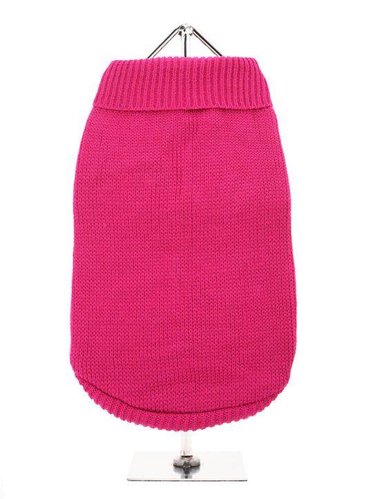 Urban Pup Bruiser's Pink Knitted Jumper