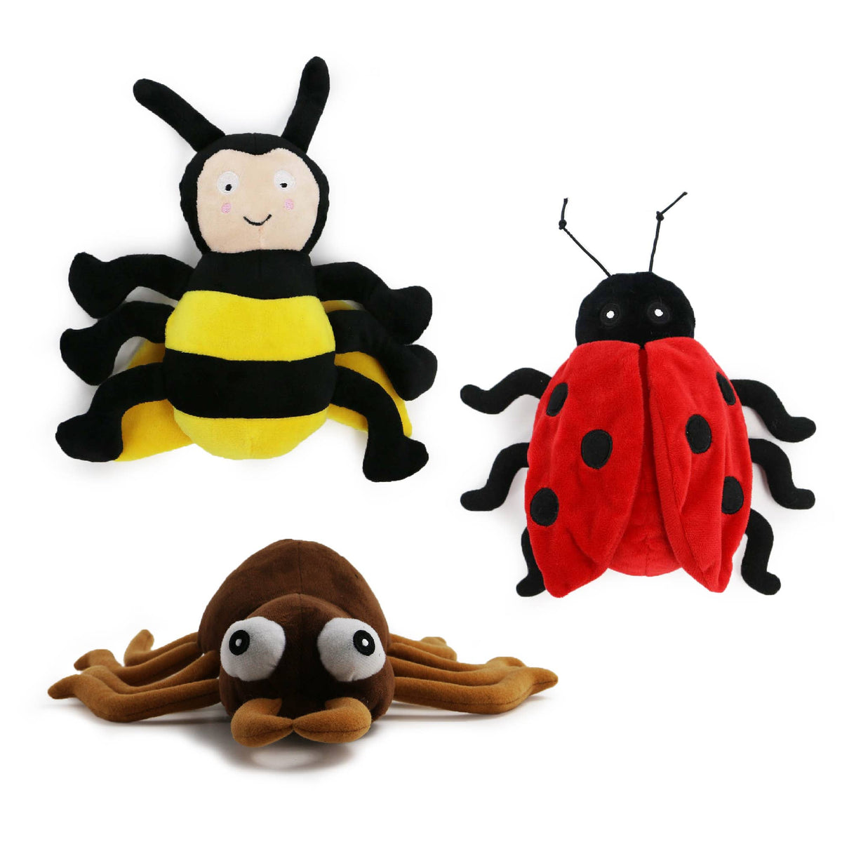 Ancol - Little Bugs dog toy with 100% recycled stuffing