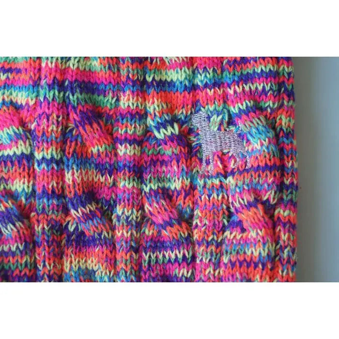 Cable Knit Rainbow