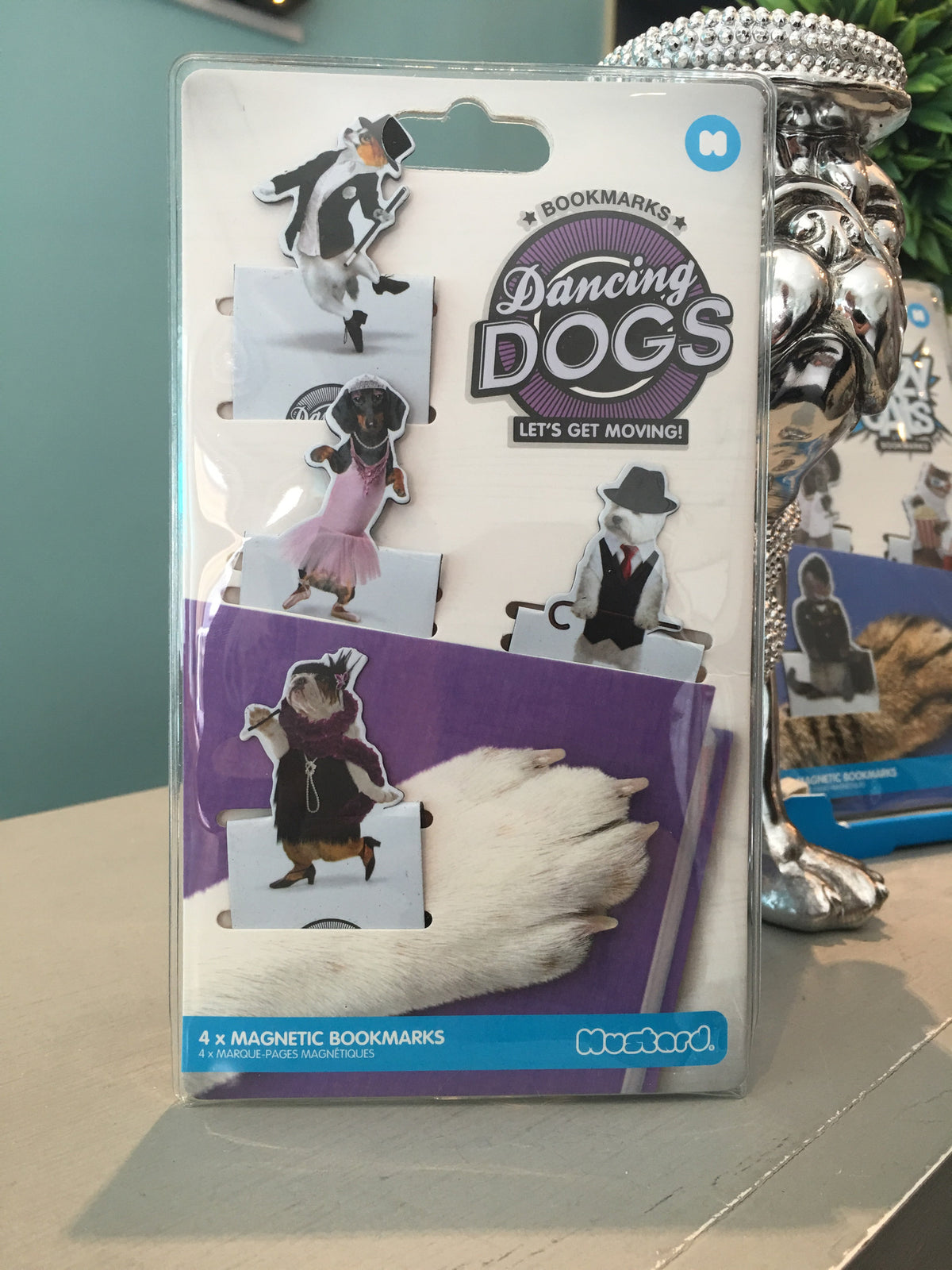 Dancing Dogs Magnetic Bookmarks