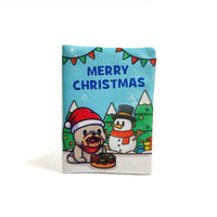 Christmas Card Blue Dog