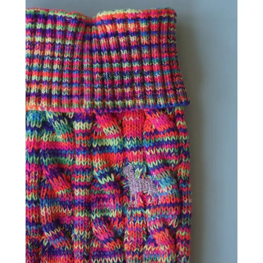 Cable Knit Rainbow