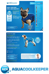 Aqua Coolkeeper® Cooling Dog Coat