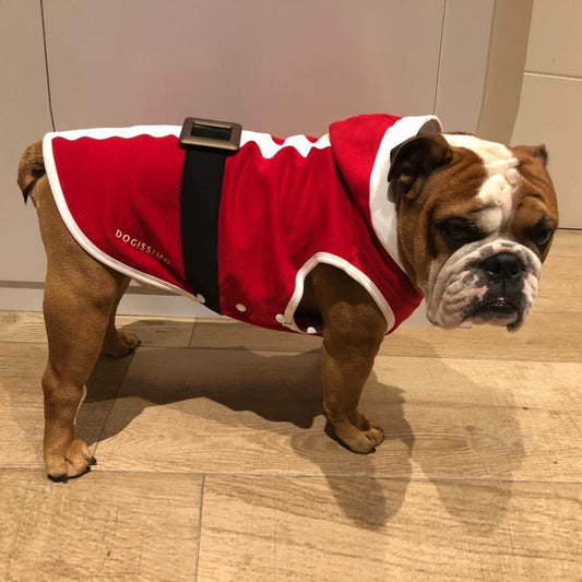 Dogissimo Santa Hoodie for Bulldogs