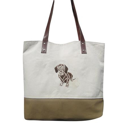 Danny Tote Canvas & Leather Bag