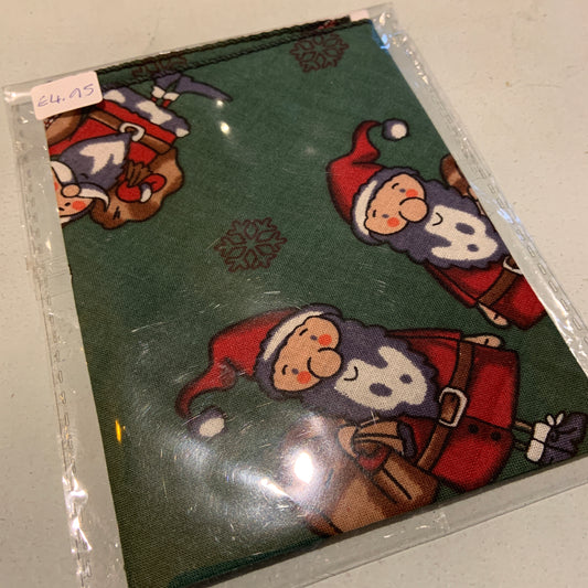 Green Santa Christmas Bandana
