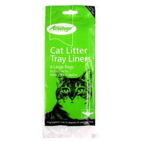Armitage Pet care Cat Litter Tray Liners Large 6 Pack
