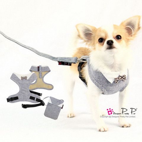 3 Piece Pretty Pet Harness Set