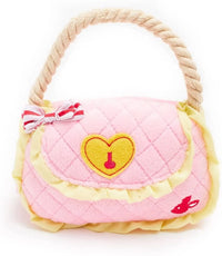Chi-wear Pink Handbag Plush Dog Toy