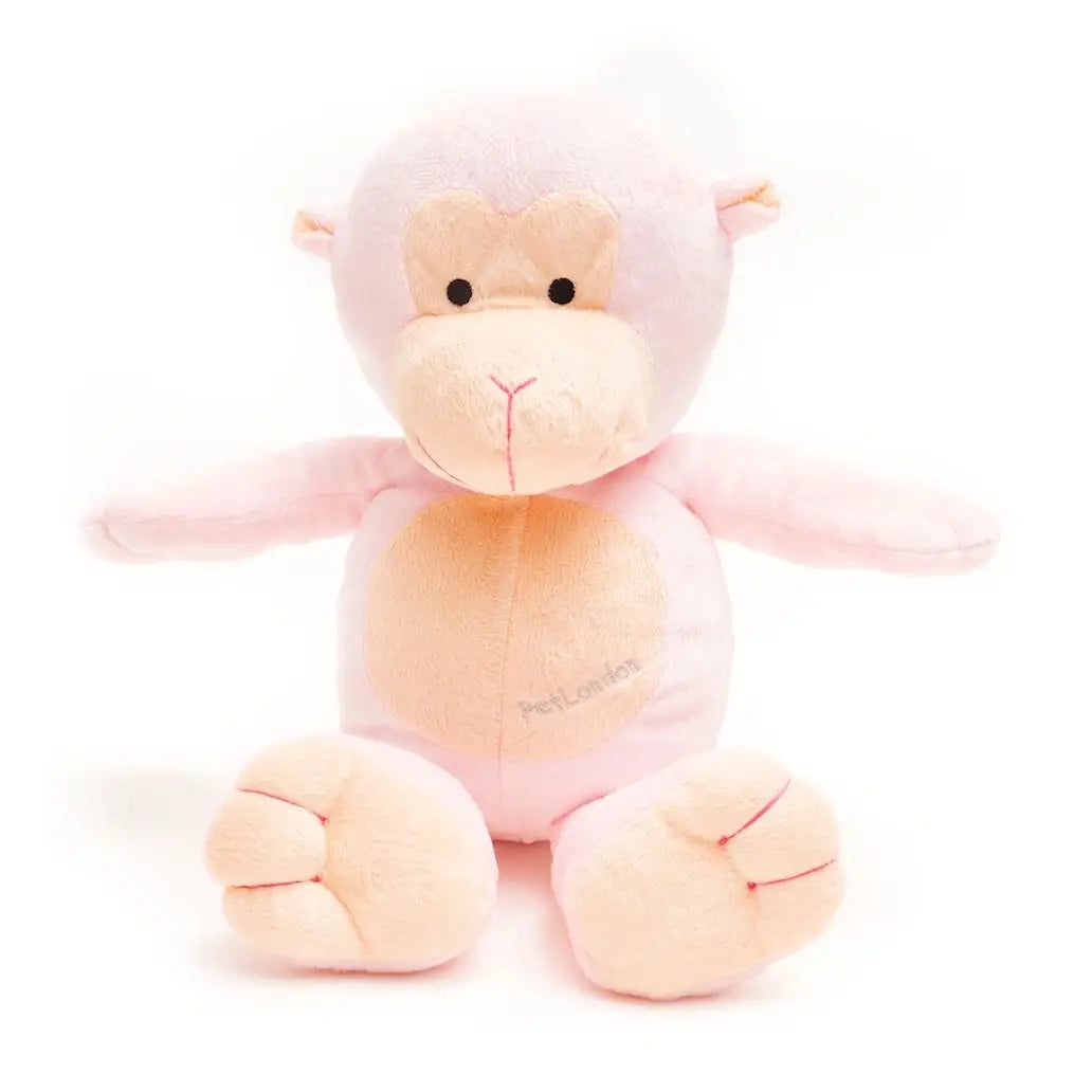 Cuddles Chimp Pink Dog Toy