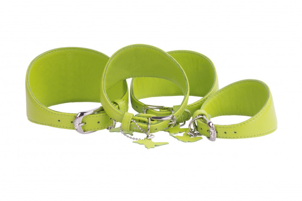 Greyhound Soft Leather Collar