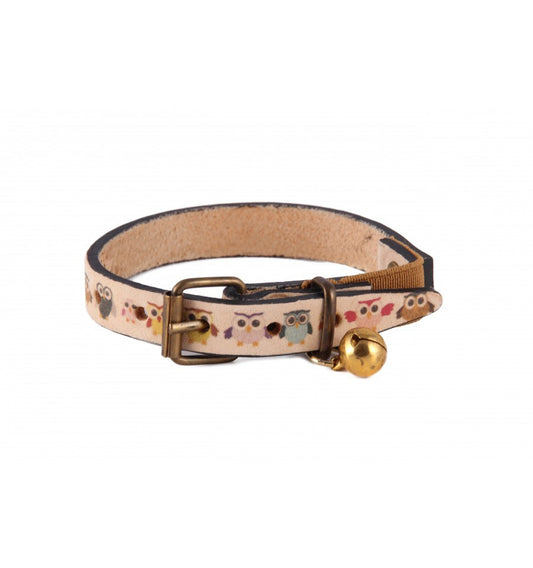 Handmade Leather Cat Collar