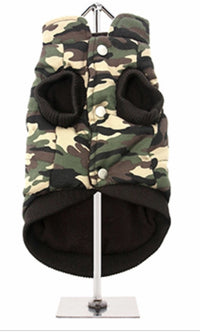 Urban Pup Forest Camouflage Coat