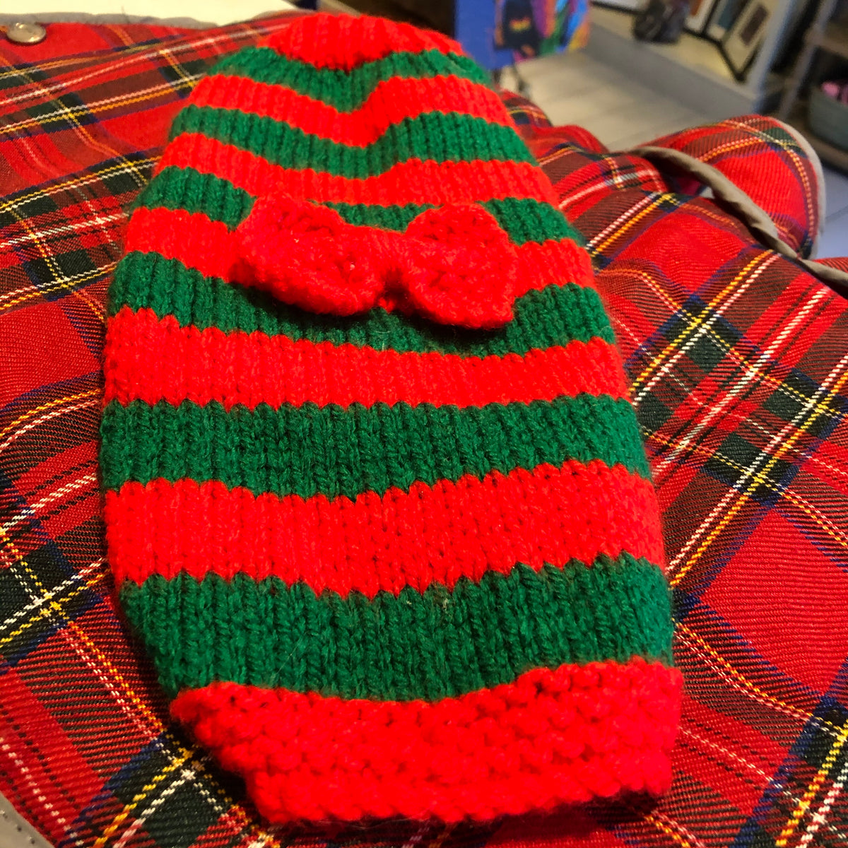 Red And Green Stripe Jumper 11"