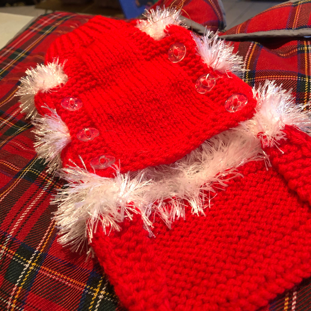Knitted Stripe Christmas Jumper