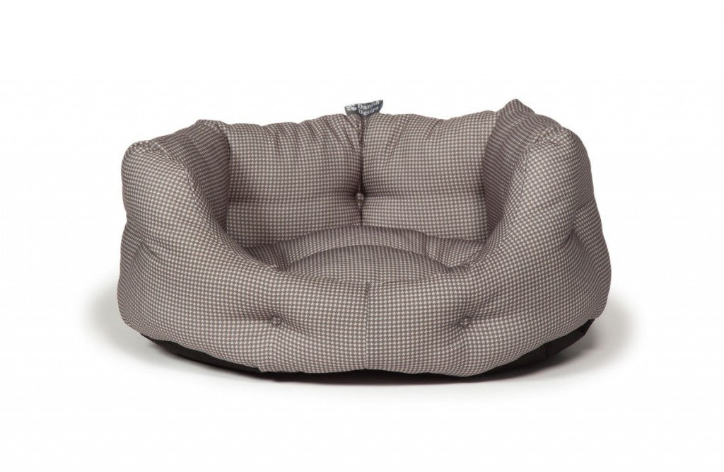 Duluxe Vintage Grey Dogstooth Slumber Bed